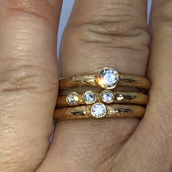 YAM YUVAL RINGS SIZE 7 - Picture 2 of 8